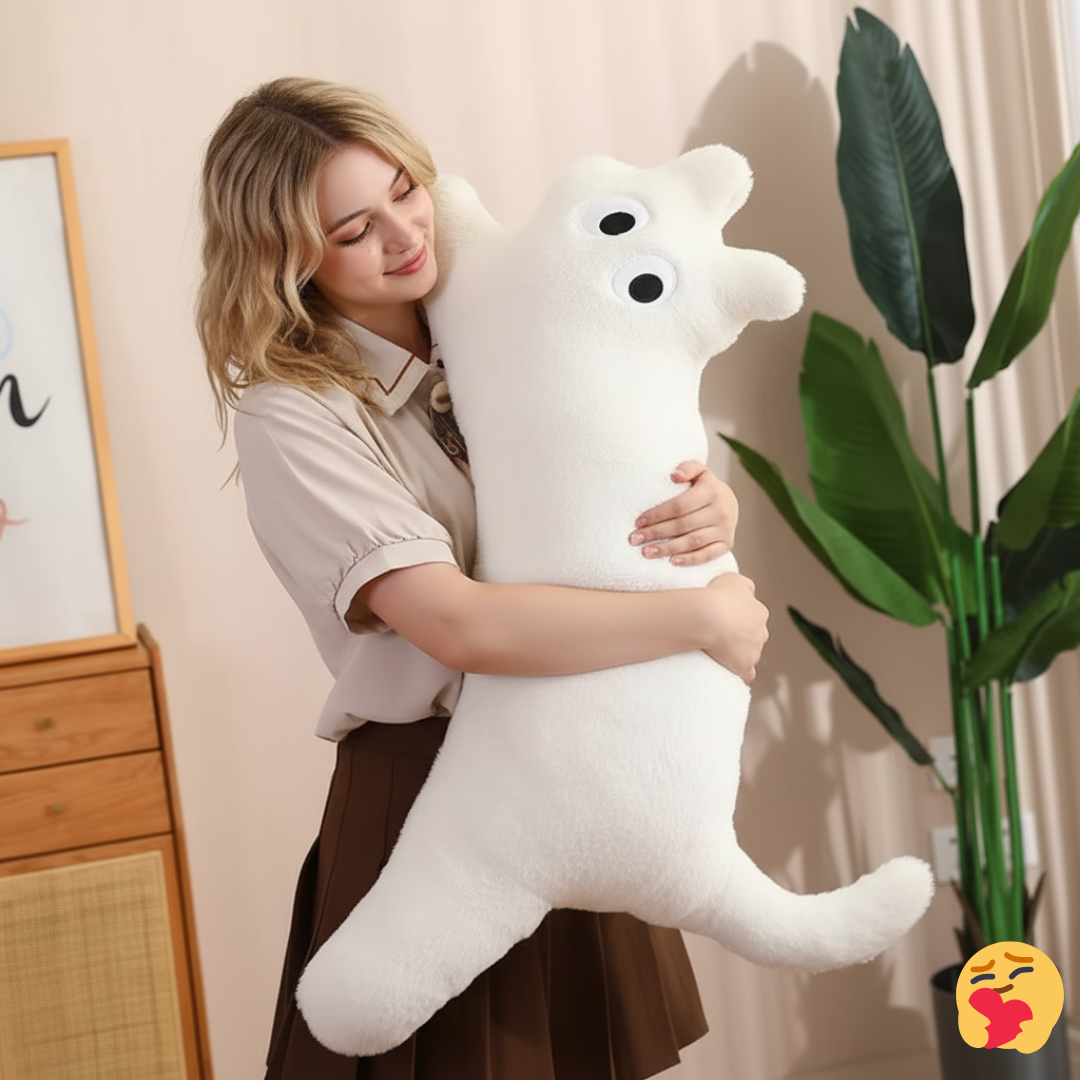 Cute Huggable Soft Long Cat Pillow Plush Toy
