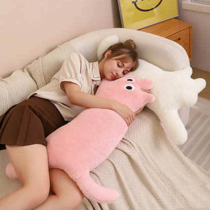 Cute Huggable Soft Long Cat Pillow Plush Toy