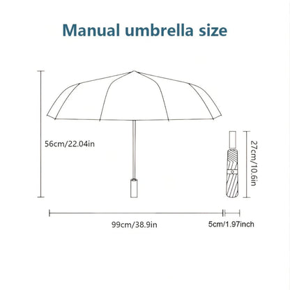 Starry Night Black Cat Umbrella