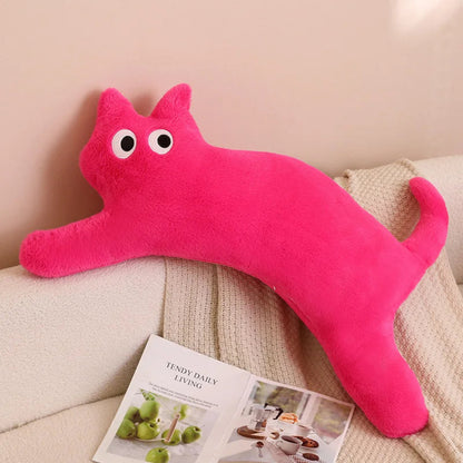 Cute Huggable Soft Long Cat Pillow Plush Toy