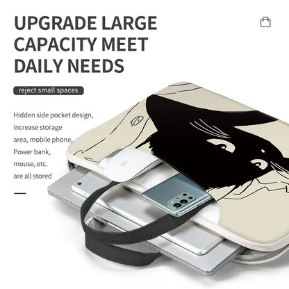 Black Cat Laptop Bag