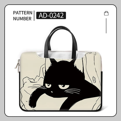 Black Cat Laptop Bag