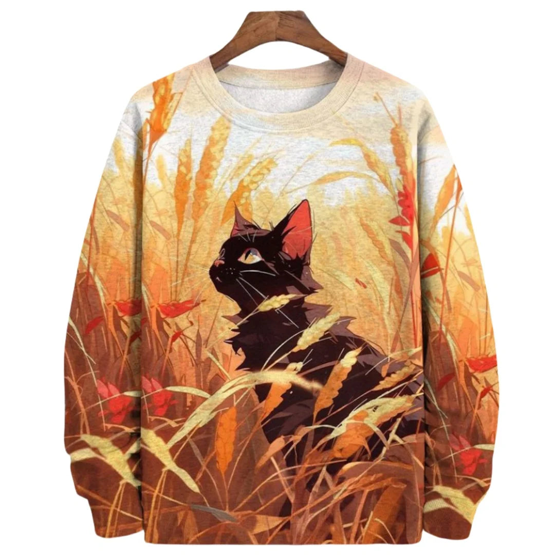 Whiskered Legends: Japanese Themed Cat Sweater Collection