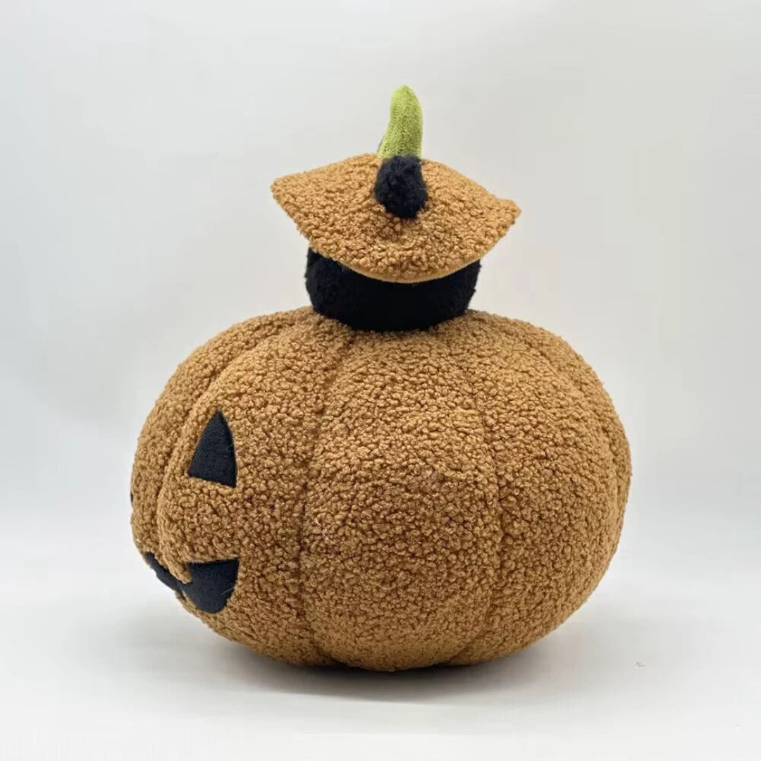 Black Cat Pumpkin Plush