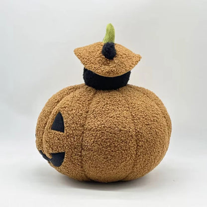 Black Cat Pumpkin Plush