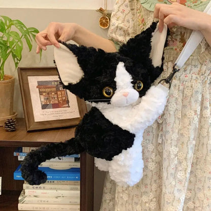 Cute Soft Cat Shoulder Bag