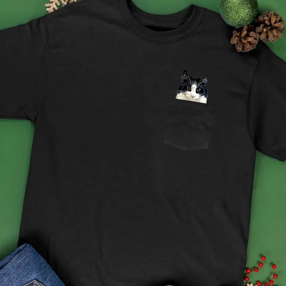 Funny Middle Finger Cat T-Shirt