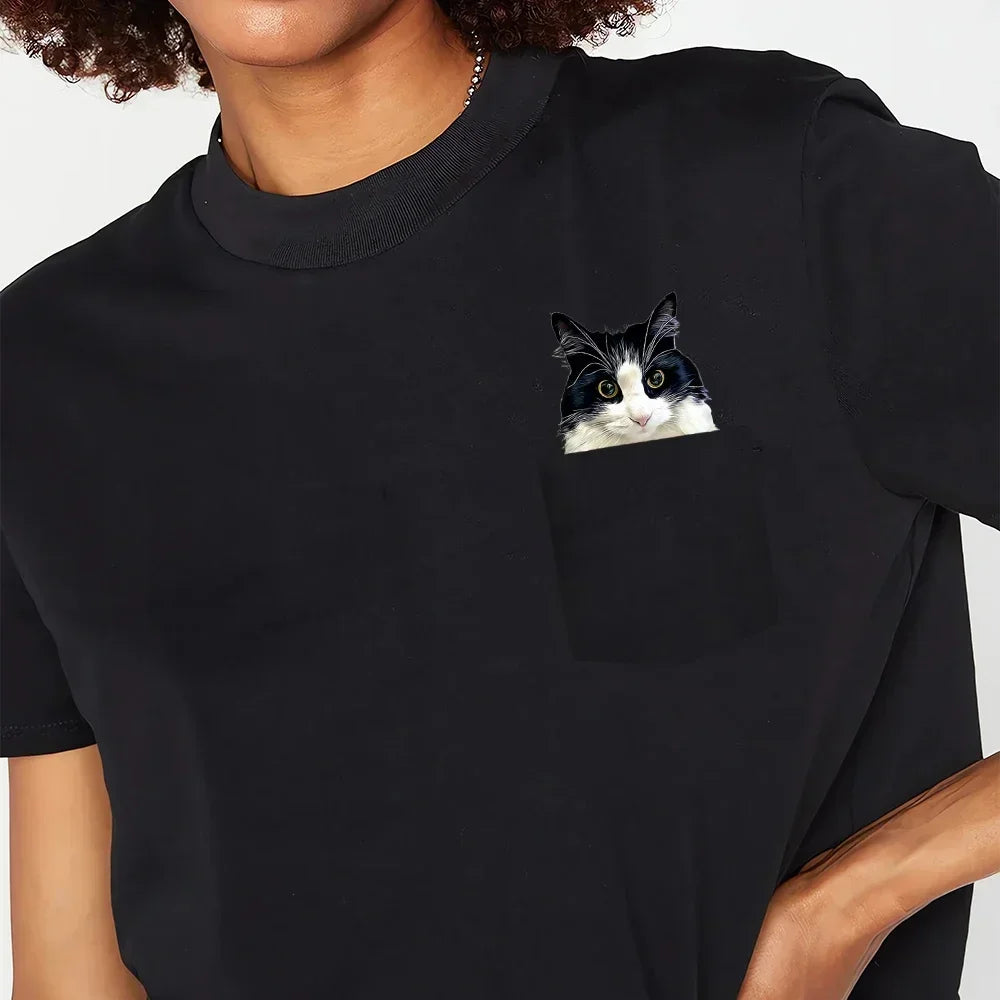 Funny Middle Finger Cat T-Shirt