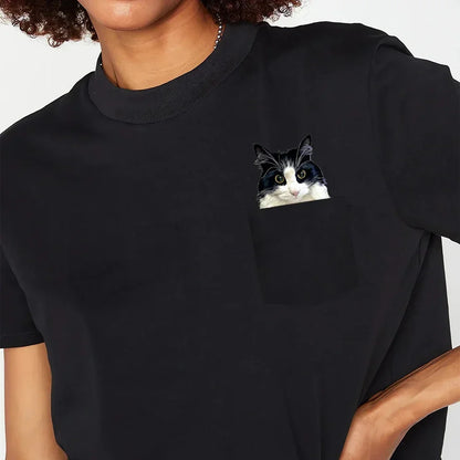 Funny Middle Finger Cat T-Shirt