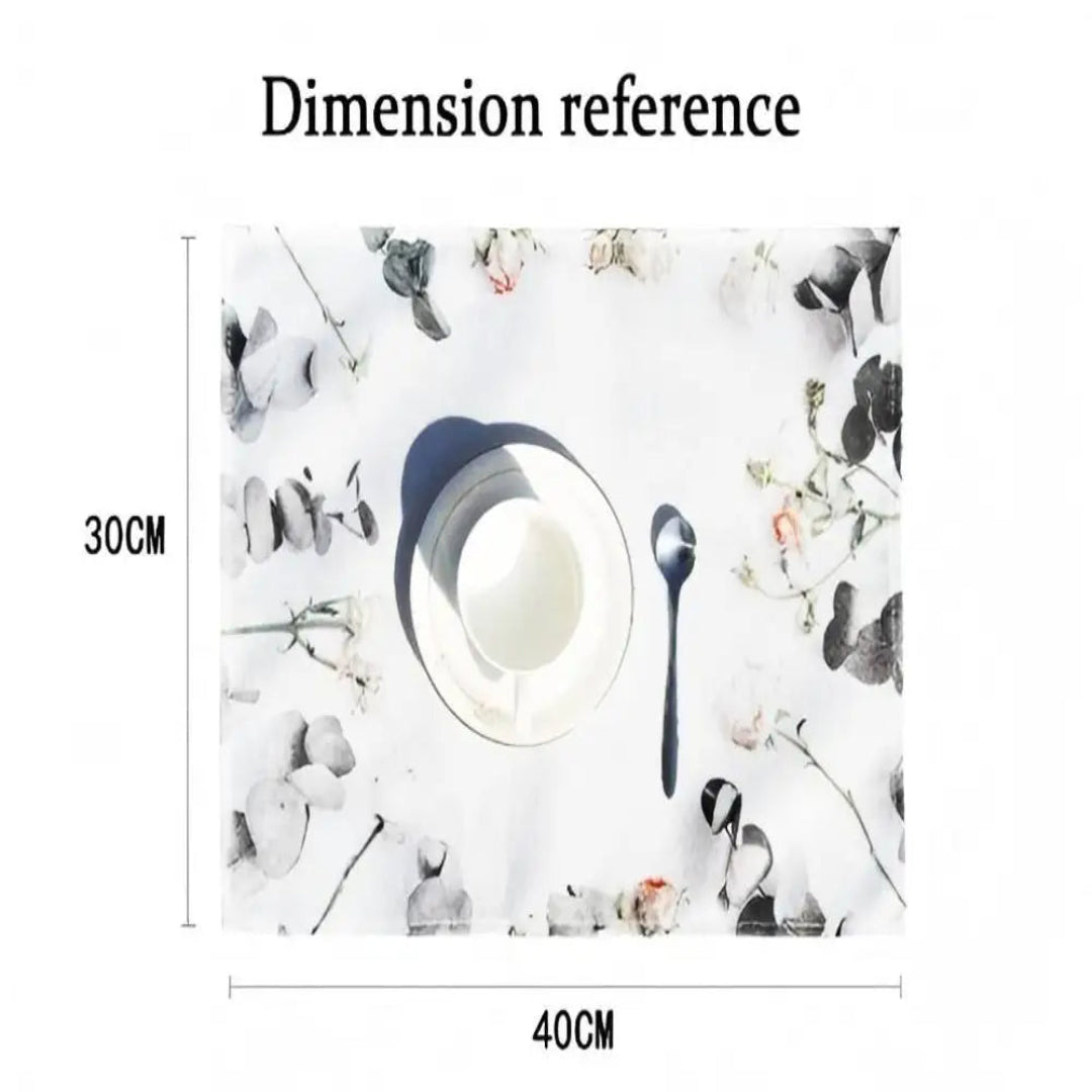 Cat Ghost and Pumpkin Design Halloween Placemats