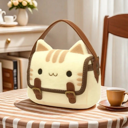 Adorable Plush Cat Shoulder Bag