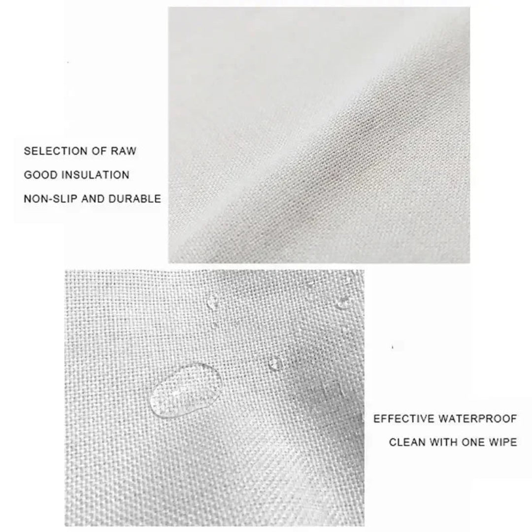 Cat Ghost and Pumpkin Design Halloween Placemats