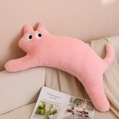Cute Huggable Soft Long Cat Pillow Plush Toy