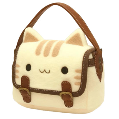 Adorable Plush Cat Shoulder Bag