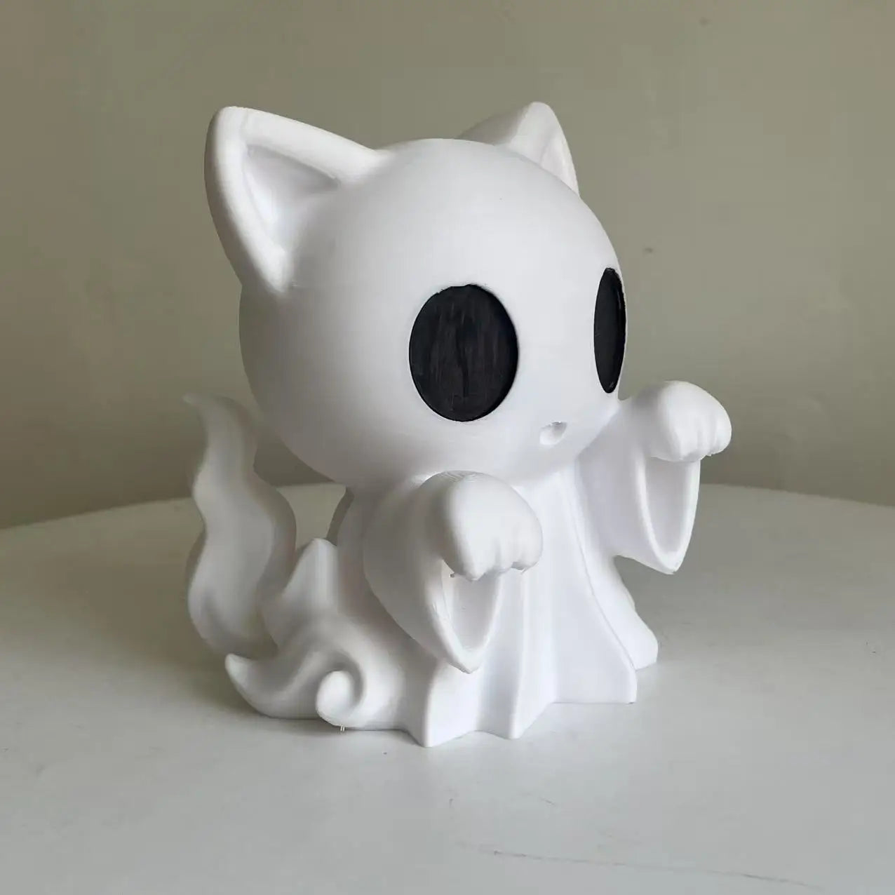 Cute Kitty Ghost Statue