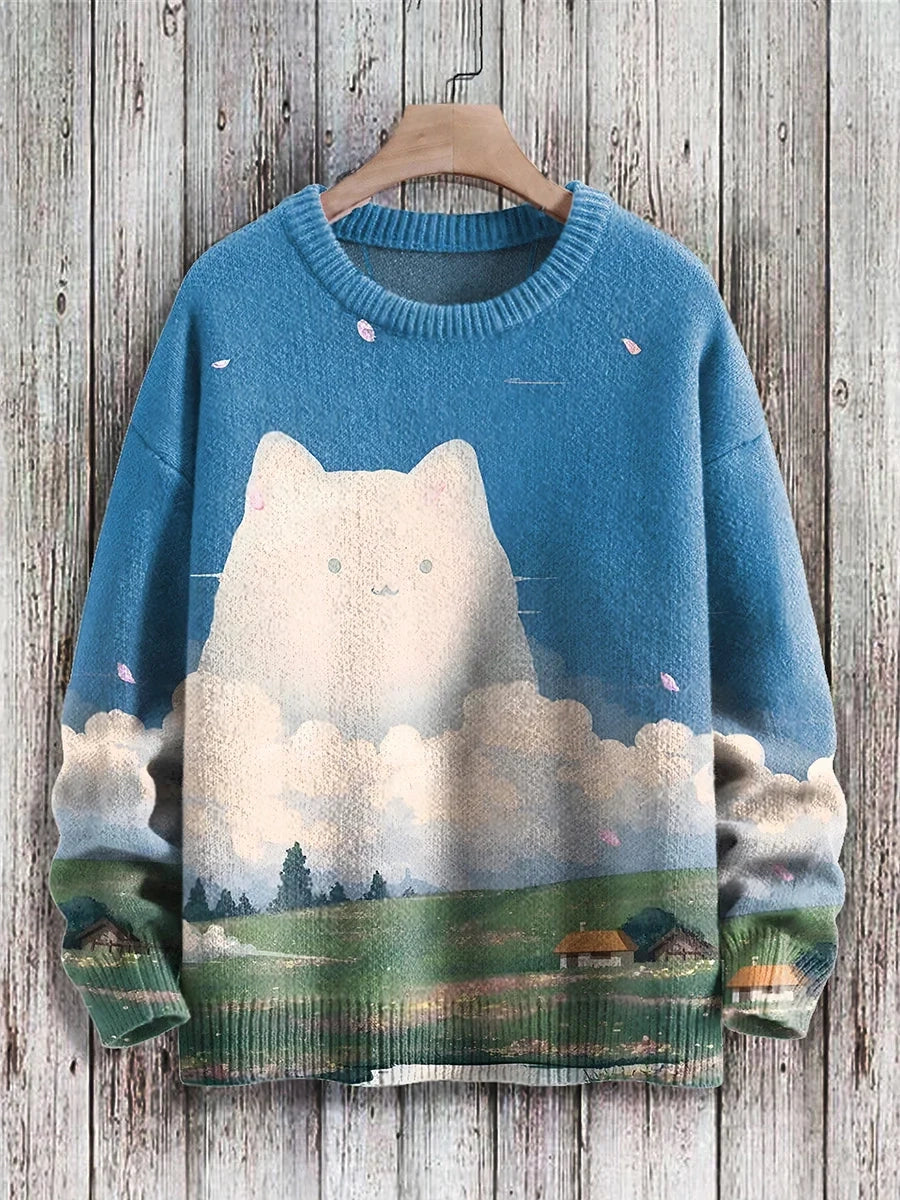 Japanese Style Knit Pullover Sweater